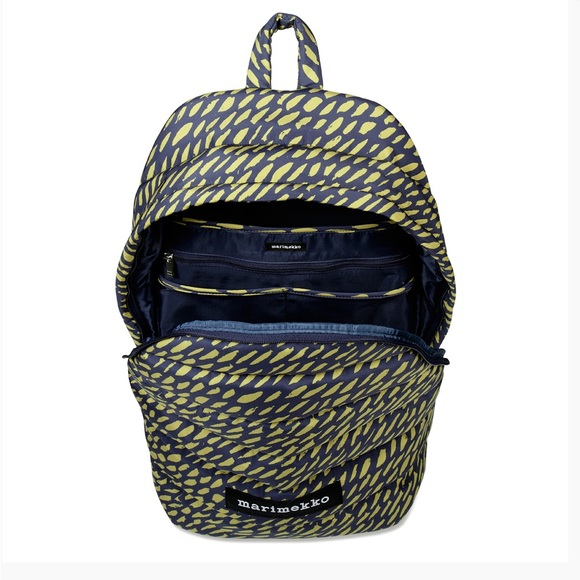 Marimekko Lolly backpack in rare green dot pattern - Picture 2 of 5